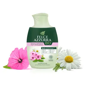 Dung Dịch Vệ Sinh Phụ Nữ Hữu Cơ Hoa Cúc, Intimate Gel, Malva E Camomilla, Lenitivo (250ml) - FELCE AZZURRA